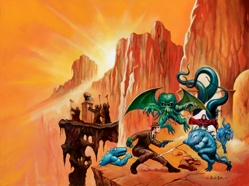 Illustration for article titled Legends of Cthulhu Brings a Classic '80s Vibe to New Action Figures